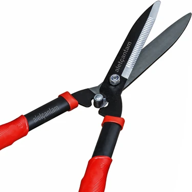 Alet Çantam Çim Biçme Makası Metal Saplı Çimen Makası (Tırtırlı