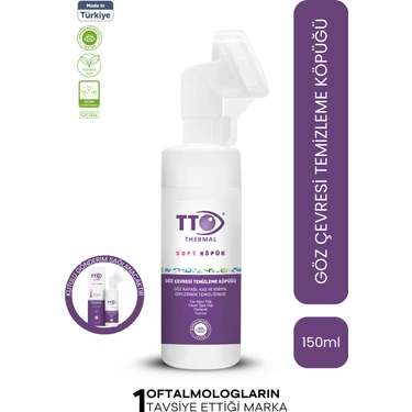 TTO Soft Göz Çevresi Temizleme Köpüğü 150 ml - Hijyen ve Nazik