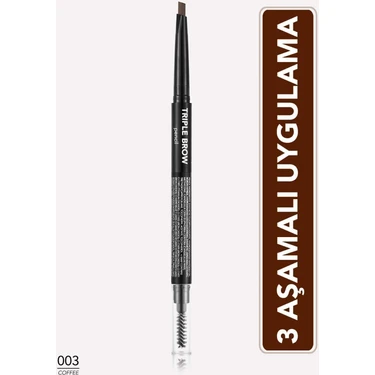 Flormar Triple Brow 3'ü 1 Arada Kremsi Dokulu Kaş Makyaj