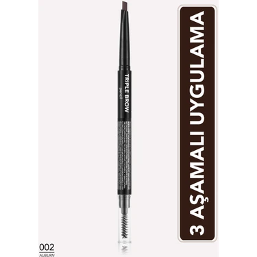 Flormar Triple Brow 3'ü 1 Arada Kremsi Dokulu Kaş Makyaj