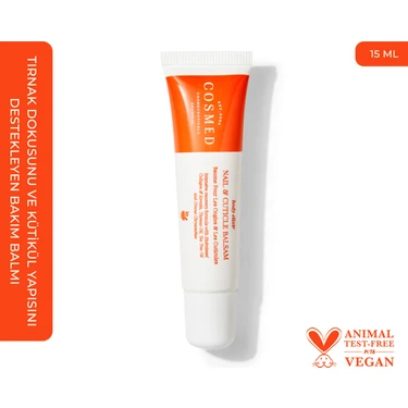 Cosmed Tırnak Dokusunu ve Kütikül Yapısını Destekleyen Bakım Balmı / BODY ELIXIR NAIL & CUTICLE
