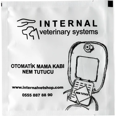 İnternal Kedi Köpek Mama Kabı Nem Tutucu, 10 gr x 10'lu Paket, Köpek Kedi Pet Mama Kabı Nem