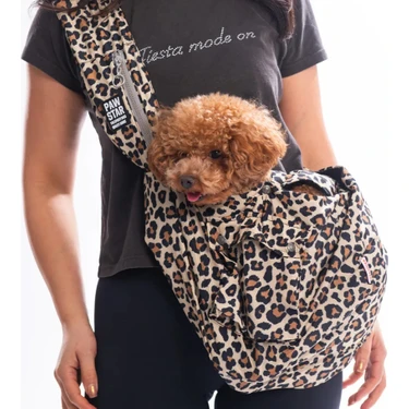 Pawstar Mbeya Gold Crossbody Küçük Irk Köpek Çapraz Taşıma Çantası (Içi Tay