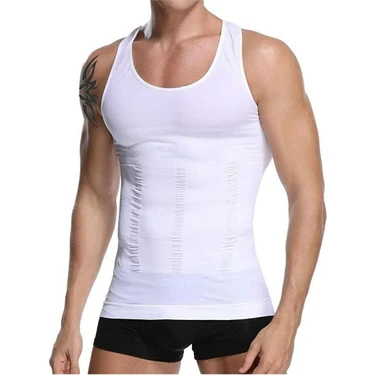 Fit Form Giyim Erkek Atlet Korse Bel Göğüs Göbek