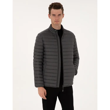 Pierre Cardin Erkek Antrasit Mont