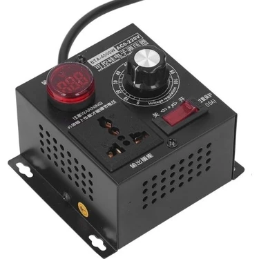 Gümrük Bey 4000W Scr Voltaj Regülatörü – Ac Motor Hız Kontrol Cihazı, Ayarlanabilir Voltaj