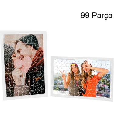 Dekormas Kişiye Özel Fotoğraflı Yapboz Puzzle - 99 Parça A4 Resimli Pazıl Yapboz