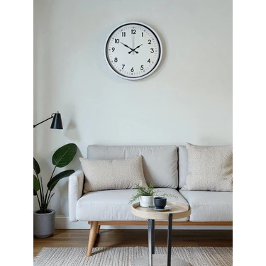 Aesco Mey Ithalat® 36 cm Beyaz Dekoratif Duvar