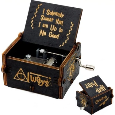 Picare Dekoratif Harry Potter Always Ahşap Müzik
