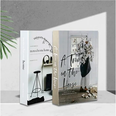 2'li A Tree & Mono Dekoratif Kitap