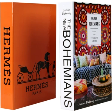 2'li Hermes/bohems Dekoratif Kitap
