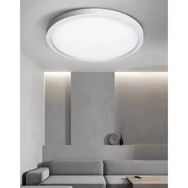 Ledli Tavan Lambası Tuvalet Banyo Balkon Koridor Aydınlatma Avize Aplik 6500K Beyaz Işık 25CM