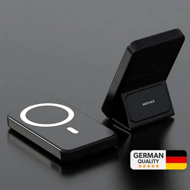 Woyax By Deji Magsafe Powerbank 10000 mAh Standlı Hızlı Taşınabilir Şarj Cihazı Batarya iPhone 11