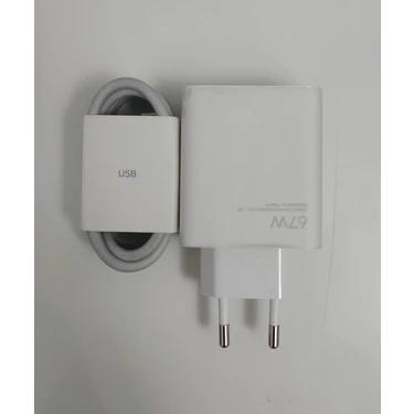 Xiaomi Turbo Xiaomi 67W Orijinal Şarj Aleti + Type-C