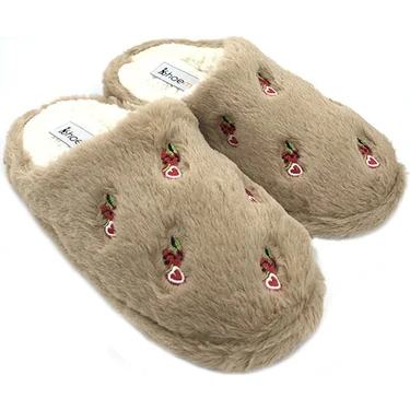 Shoemio Karla Nakışlı Kadın Ev