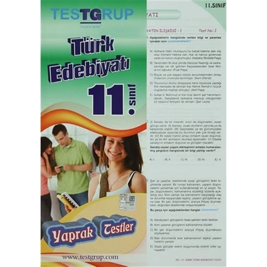 11. Sınıf Türk Edebiyatı Yaprak