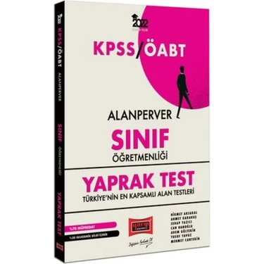 Yargı Yayınevi 2022 ÖABT Alanperver Sınıf Öğretmenliği Yaprak Test