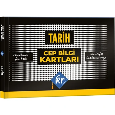 Kr Akademi Yayınları Kr Akademi Tarih Cep Bilgi Kartları KPSS Sınavı İçin Mesleki Hazırlık