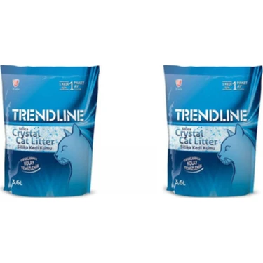 Trendline Tozsuz Silika Kedi Kumu 3.6 lt X2