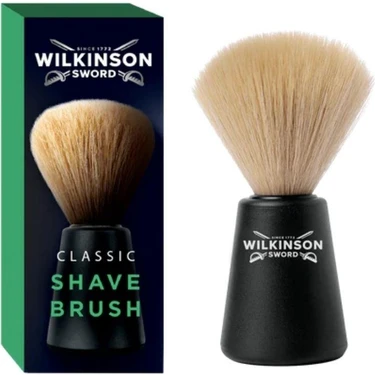 Wilkinson Sword Classic Tıraş Fırçası | Sentetik Kıl, Geleneksel Islak Tıraş Için Ideal | Erkek