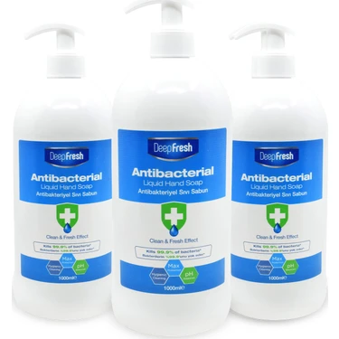 Deep Fresh Antibakteriyel Sıvı Sabun 3 x 1000