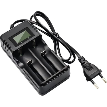 18650 3.7V Çiftli Pil Şarj
