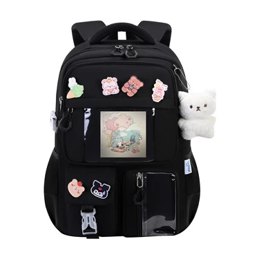 Kawaii Plus Yeni Sezon Üst Kalite Kore Tipi Aksesuarlı Sırt Çantası Okul