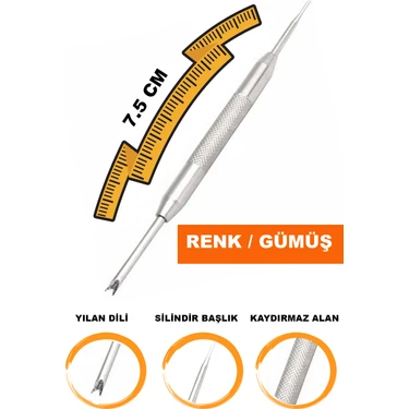 Saat Kayışı Kordon Sökme Kısaltma Çatal Pim Çıkarma Yılan