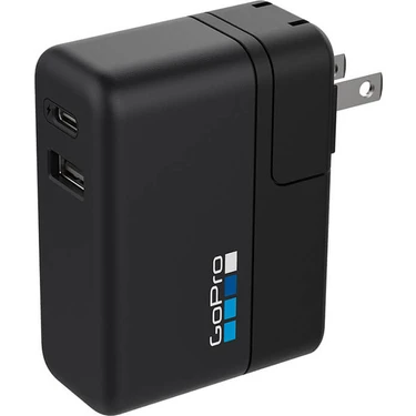 Go Pro Supercharger: Şarj Aleti (Çift Çikişli Hizli Şarj)Supercharger (Dual Port Fast