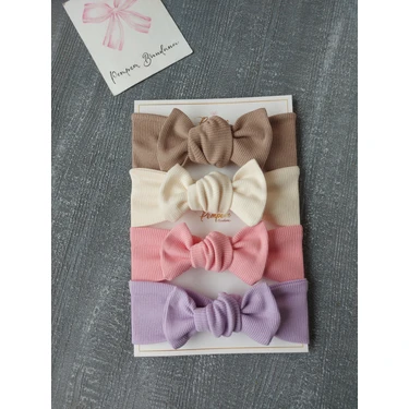 Pempem Bandana Kız Bebek Ribana Bandana 4 Lü