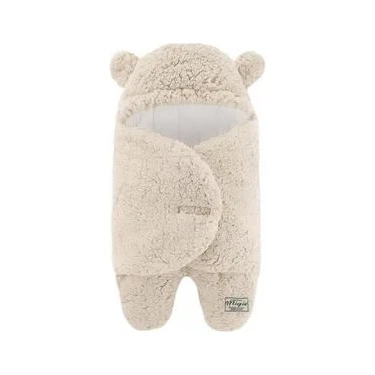 Migie Bebek Dış Kundak Uyku Tulumu Battaniye Kıvırcık Peluş