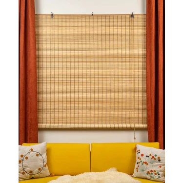 Navex Rodos Ahşap Bambu Stor