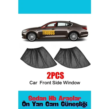 Trobus Dacia Logan Mcv 2013 - 2022 Station Wagon Uyumlu Yan Cam Güneşliği Ön Veya