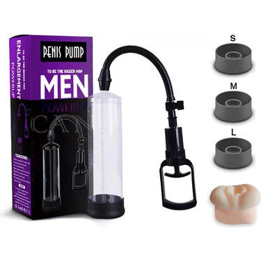 LustLove +18 Erkeklere Özel Büyütücü ve Performans Artırıcı Penis Pompası / Ereksiyon