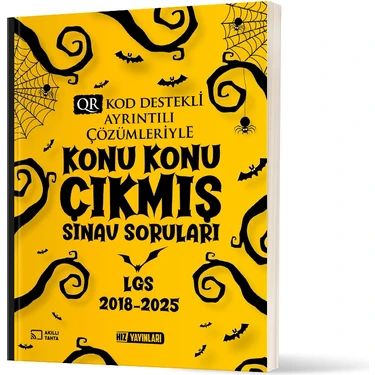 Hız Yayınları LGS 8. Sınıf Konu Konu Çıkmış Sınav Soruları 2018 - 2025 Ciltli