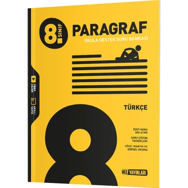 Hız Yayınları 8. Sınıf Türkçe Paragraf Soru