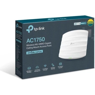 TP-Link EAP245, AC1750 Mbps Kablosuz Dual-Band Tavan Tipi Access