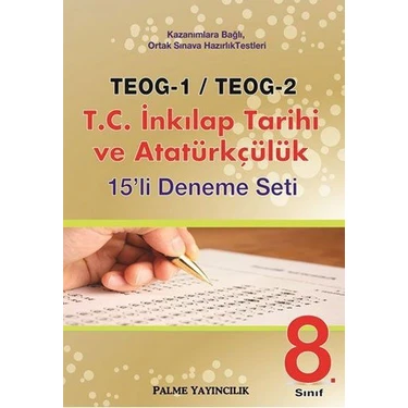 Palme Yayıncılık TEOG 1 TEOG 2 T.C. İnkılap Tarihi ve Atatürkçülük 15