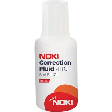 Noki Sıvı Daksil 20 ml Tekli Fırça Uçlu Düzeltici Beyaz Renk Kullanıma