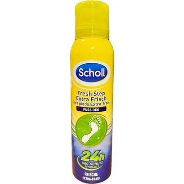 Scholl Fresh Step Ayak Spreyi 150 ml Doğal İçerikli Uzun Süre Koku ve Terlemeye Karşı