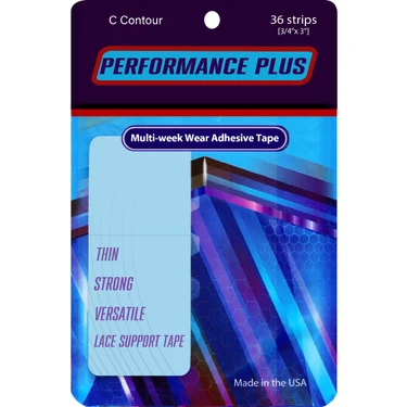 True Tape Performance Plus Protez Saç Bandı Oval (C - 2,0cm x 7.5cm) 36