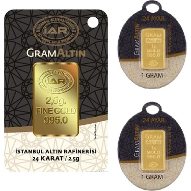 4.5 gr 24 Ayar İAR Külçe