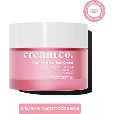 Cream Co. Göz Çevresi Nemlendirici Göz Kremi | Peptit C Vitamini