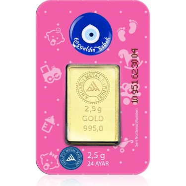 2.5 gr Altın Kız Bebek Ahlatcı 24