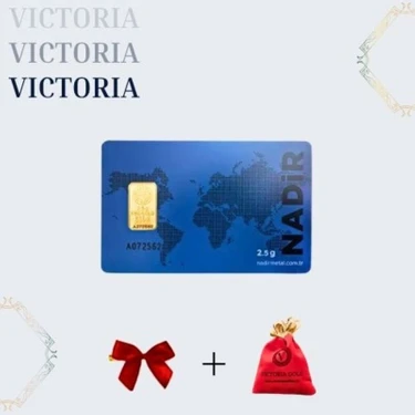 Victoria Gold 1 Adet 2.5 gr 24 Ayar (995)