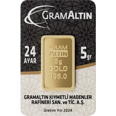 Nadir Gold 5 Gram veya İAr  veya REKOR 24 Ayar Saf Altın - Yatırım ve Takı İçin Değerli