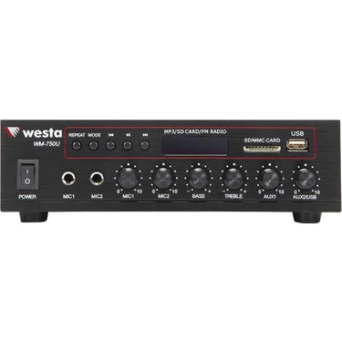 Westa WM-750U 80 Watt Usb/sd 100 Volt Hat Trafolu