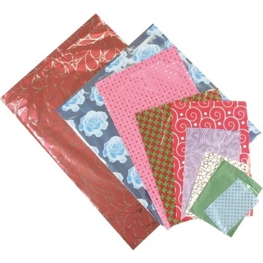 Kent Bantlı Metalize Hediye Poşeti 20 x 35 cm –