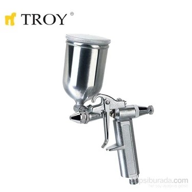 Troy 18609 Mini Rötuş Tabancası Metalik Boyalar İçin 0.5 mm Meme Çapı ile Kullanıma