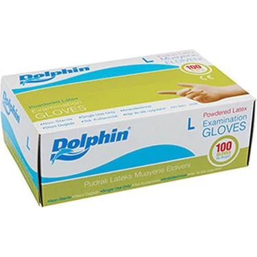 Dolphin Pudralı Lateks Eldiven -